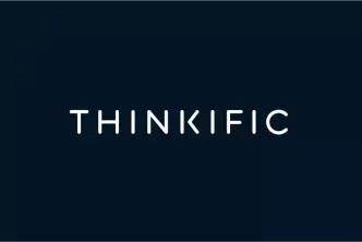 Thinkific Official Logo Online Course Platform